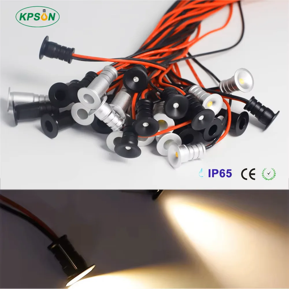 Ultra Small Spot Lights 0.5W Super Mini LED Downlight 12V Dimmable Ceiling Lamp 10mm Cutout Recessed Spotlight Showcase Lighting