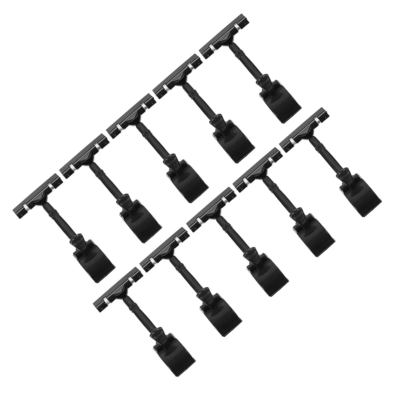

10pcs Price Tag Clip Merchandise Holder Retail Display Clip For Label Sign Holder Lightweight Plastic Sign Clips For Shop Shelf