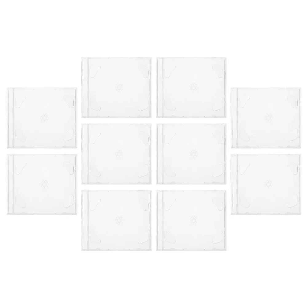 

10pcs Cases Portable Lightweight Disc Holder For Cd Dvd Game Disc Storage Organizer Pc Driver Discs Cd Storage Box Organizer
