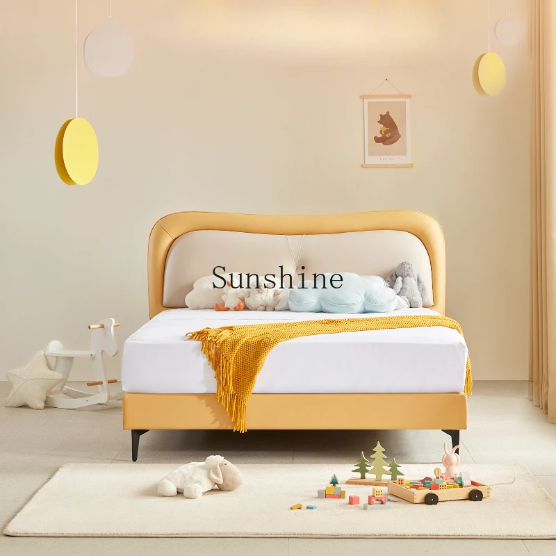 

Cute simple children's bed bedroom boy girl princess bed