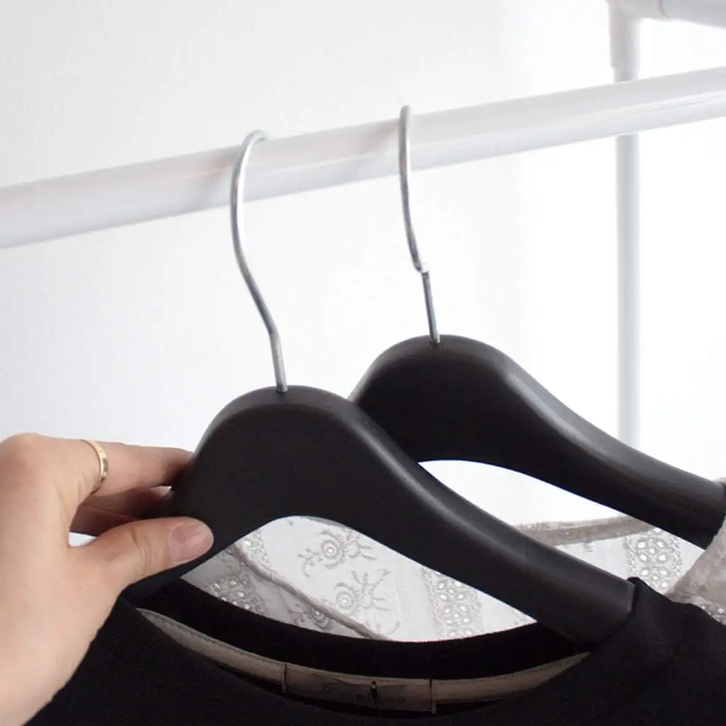 رف ملابس لخزانة الأطفال مع إطار منزلي لطيف، مصنوع يدويًا بجودة ممتازة، ألومنيوم خفيف للغاية، أبيض متوسط #5