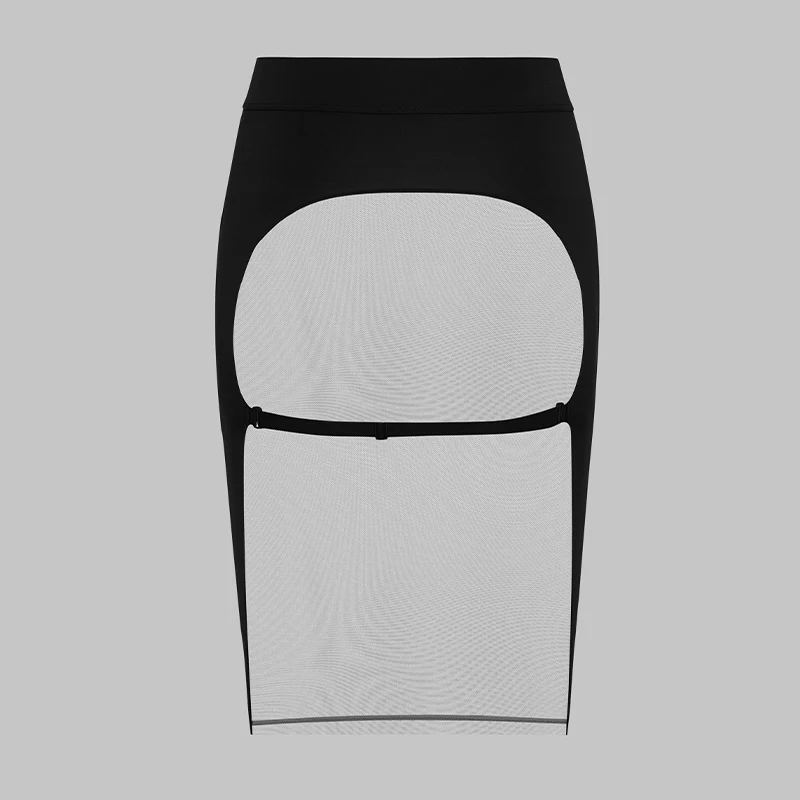New black waist hugging tight skirt with sexy exposed buttocks design for summer 2026 beach bikini design Skirts Women'sClothing - Image 5