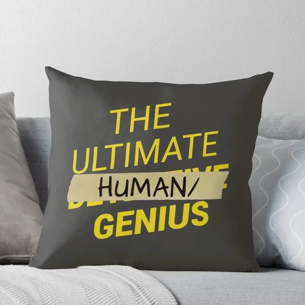 B99 - Ultimate human slash genius Throw Pillow Decorative pillow case Christmas Covers pillow