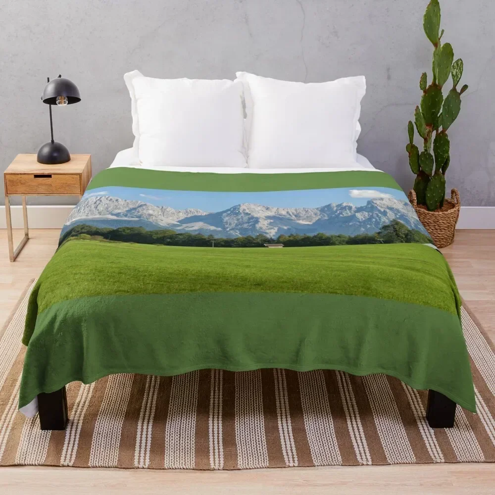 

Karwendel Mountains Throw Blanket Stylish Warm Blanket for Living Room Bedroom