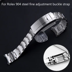 For Rolex SUBMARINER DAYTONA Yacht-Master GMT Watch Band Strap glidelock Clasp 904 Steel Watch Bracelet Watchbands 20mm 21mm