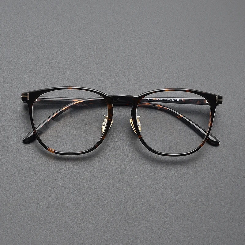 Vintage Glasses Frame Acetate Optical Frame Prescription glasses Small luxury brand glasses designed for short-sighted men