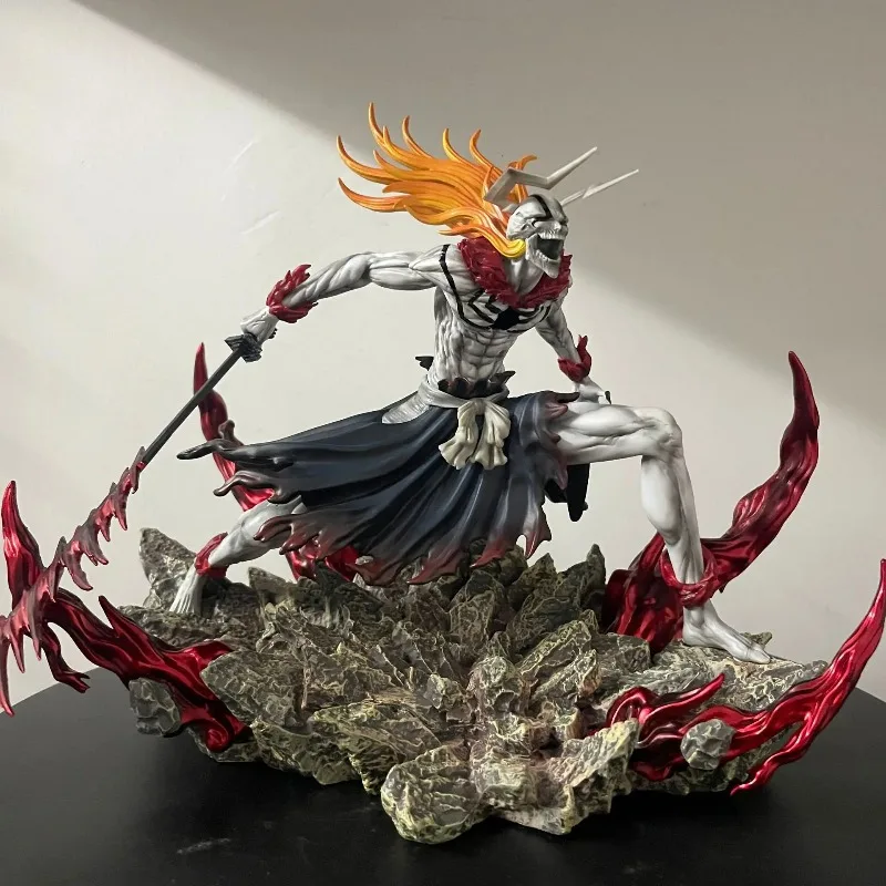 

Bleach Ichigo Hollowfied Horn & Final Getsuga Tensho 23cm Anime Action Figure Statue Desktop Decoration Collection Gift