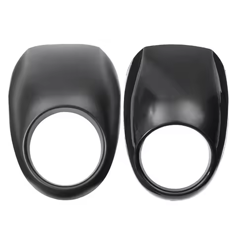 For Harley 883 1200 Front Fork Mount Dyna Sportster Motorcycle parts Black Headlight Grill Fairing Cover ABS Plastic Windshield