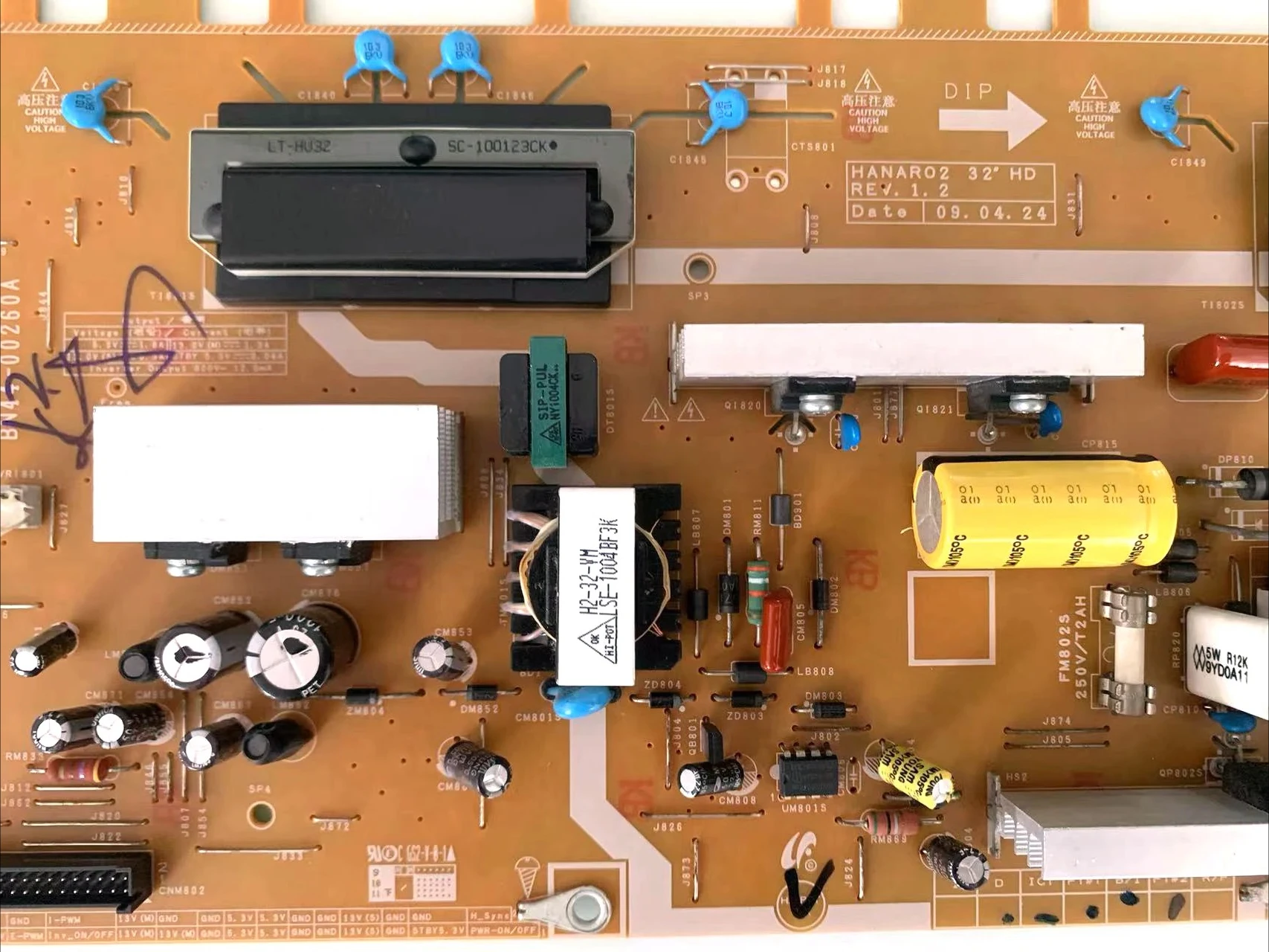 BN44-00260A H32HD_9SS 전원 보드, LE32B450C4W, LE32B405C4W, LE32B450C4W, LN32B360C5D, LN32B450C3H, LN32B450C4H, LN32B540P8D TV용