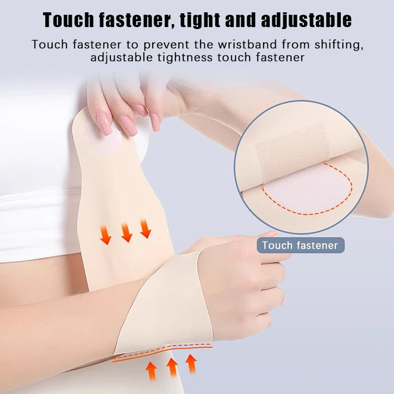 1Pcs Adjustable Thin Compression Wrist Guard Sprain Wrist Brace Tendon Sheath Pain For Men Women Wrist Exercise Safety Support