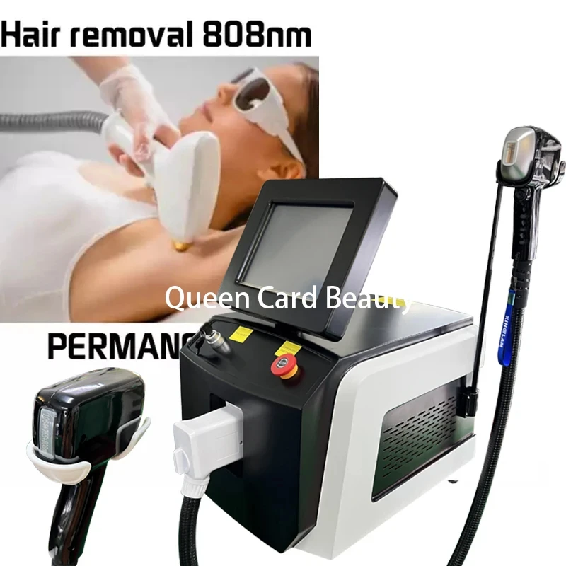 

2023 Professional 808nm Diode Hair Removal Machine 808 755 1064 Permanent Hair Remover Equipment Painless Body Epilator Device