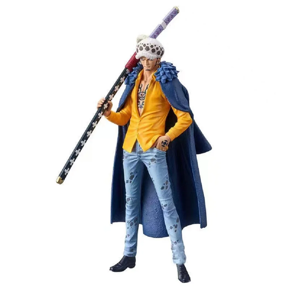 Figura de Anime de One Piece DXF Wano Country Trafalgar Law, modelo de PVC, regalos para niños, muñecas coleccionables, 18cm