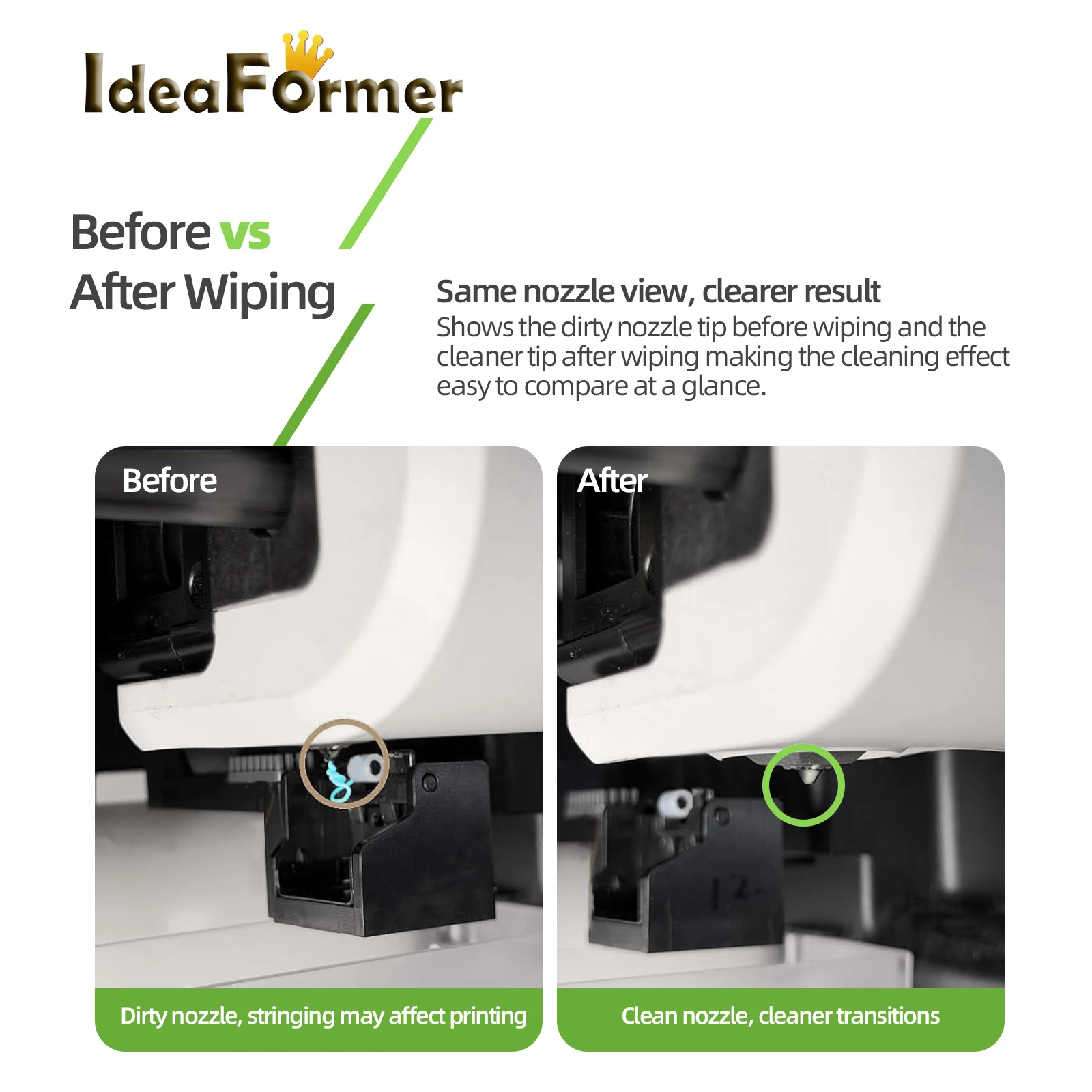 Für Snapmaker U1 Düsenreiniger, Silikonbürste mit Anti-Leck-Pad, Reinigungswerkzeug für Snapmaker U1 Hot End 3D-Druckerteile – Detail 9
