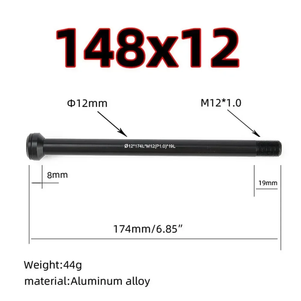 1szt Rower Przepona Oś Dźwignia 100/142/148x12mm Do Boost BMC Cube S-Works Przedni widelec ze stopu aluminium Wał łyżki