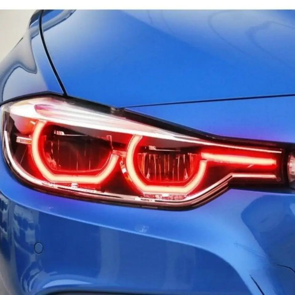 BMW 3シリーズ,ブルー,レッド,エンジェルアイ,bmw f30 lci,イエロー