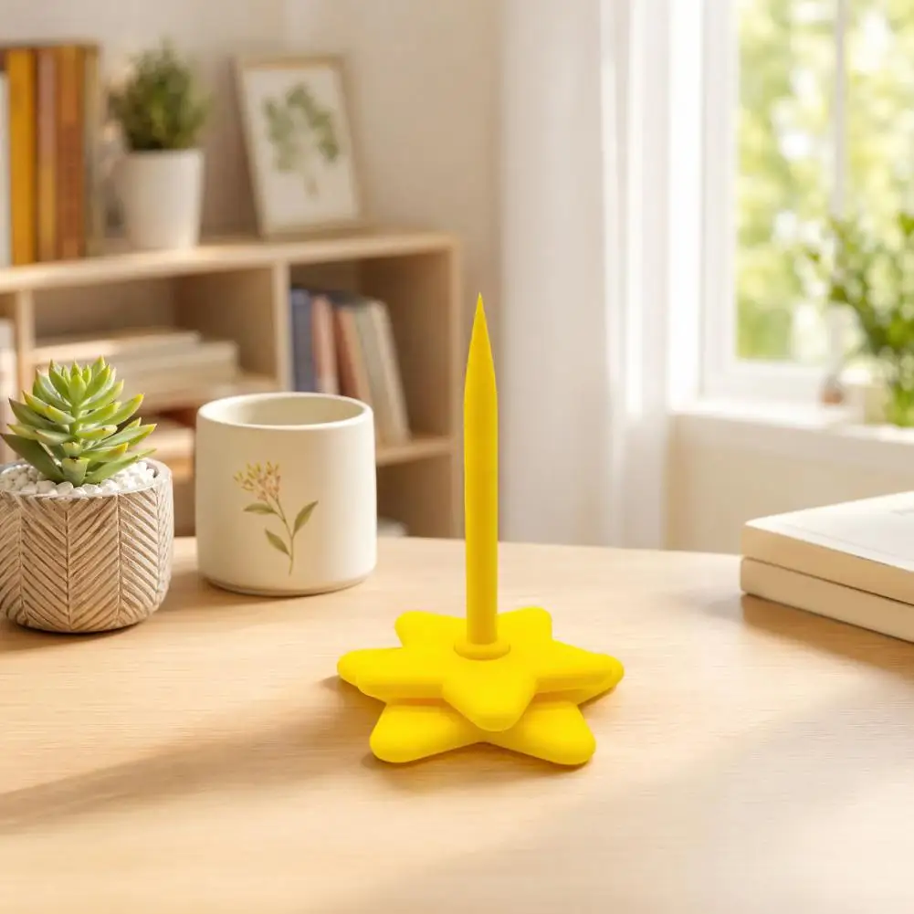 Elevated Yarn Holder Yarn Stand 3d Printed Star Yarn Spinner Stand Anti-slip Ball Dispenser Crocheting Knitting Holder for Craft