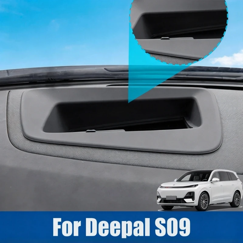 Car HUD Head Up Display Frame Protective Cover For Deepal S09 2025 2026 Car Instrument Dust Cover Non-reflective Accessories