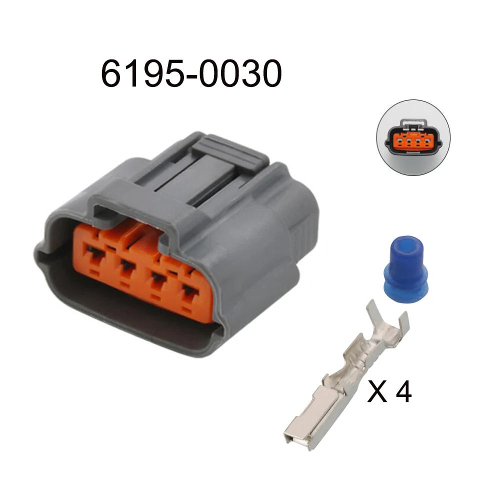 Imagem -05 - Conector de Cabo Impermeável Automático Plugue Automotivo Soquete Masculino Família Terminais Terminal de Vedação Pinos 61897469 100set