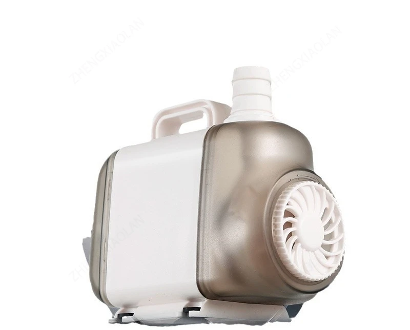 Quiet Submersible Pump for Fish Tank, Adjustable Flow Side Suction, Small Aquarium Water Circulation Pump for Poop Removal
