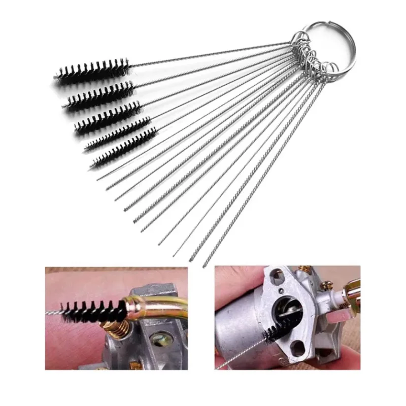 

Carburetor Carbon Dirt Jet Remove Cleaning Needles Brushes Cleaner Tools for Automobile Motorcycle ATV Welder Carb Chainsaw Part