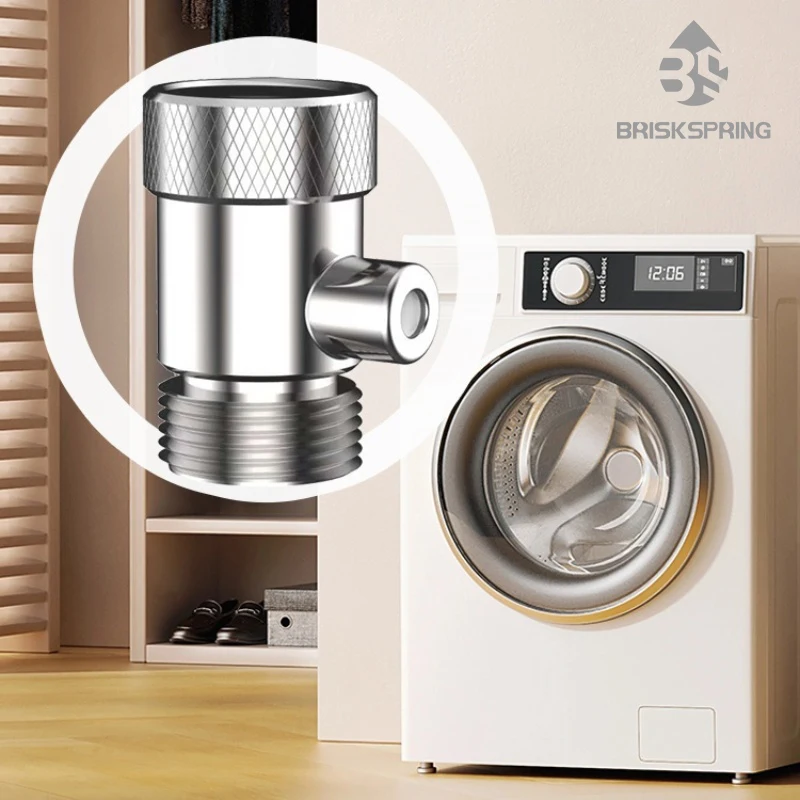 

Briskspring Micro NanoBubble Generator For Washing Machine Microbubble G3/4" Universal Joint Ultra Fine Bubble Water Supply