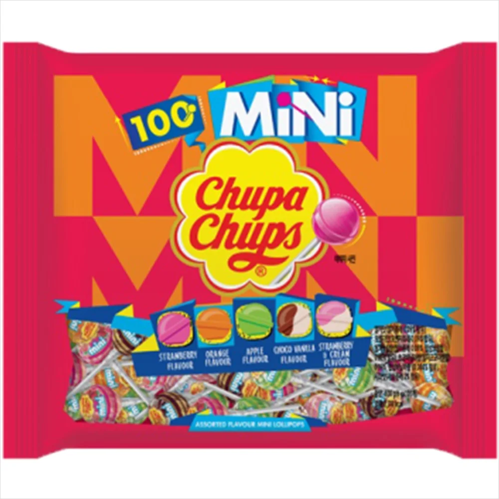 Chupa Chups Mini 100 Piezas (Compra 2 y Obtén 1000 Won de Descuento X Larga Vida Útil)