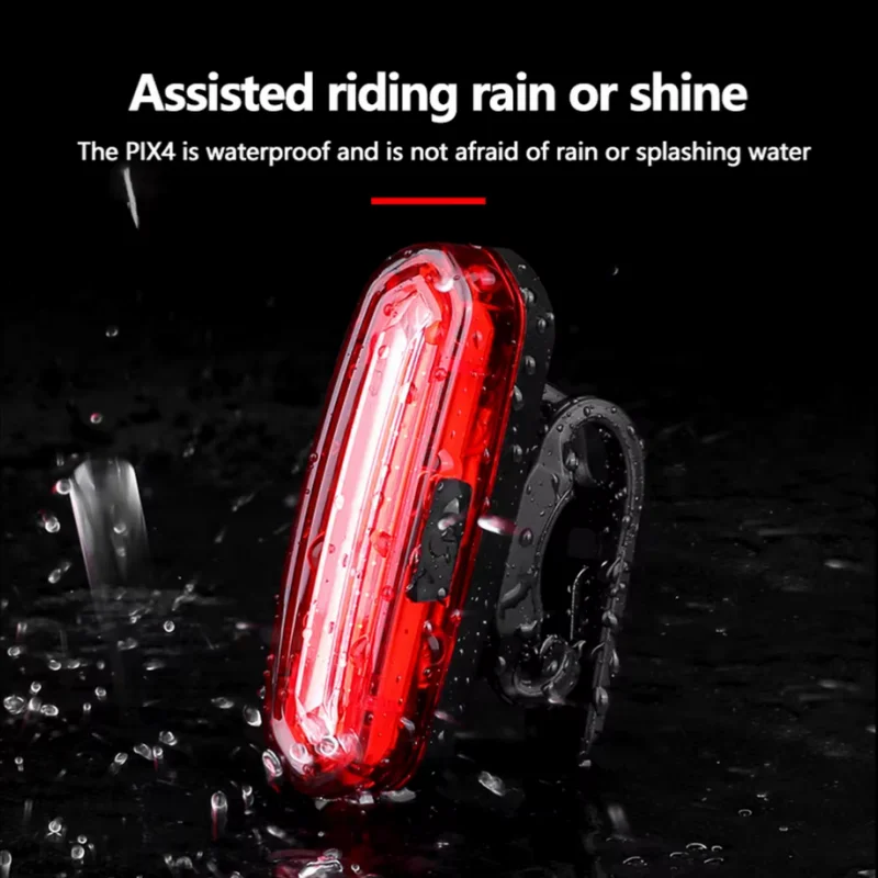 Bicycle Taillight MTB Red Bike Rear Light USB Rechargeable LED Cycling Bike Warning Light Mountain Bicycle Lamp image 5