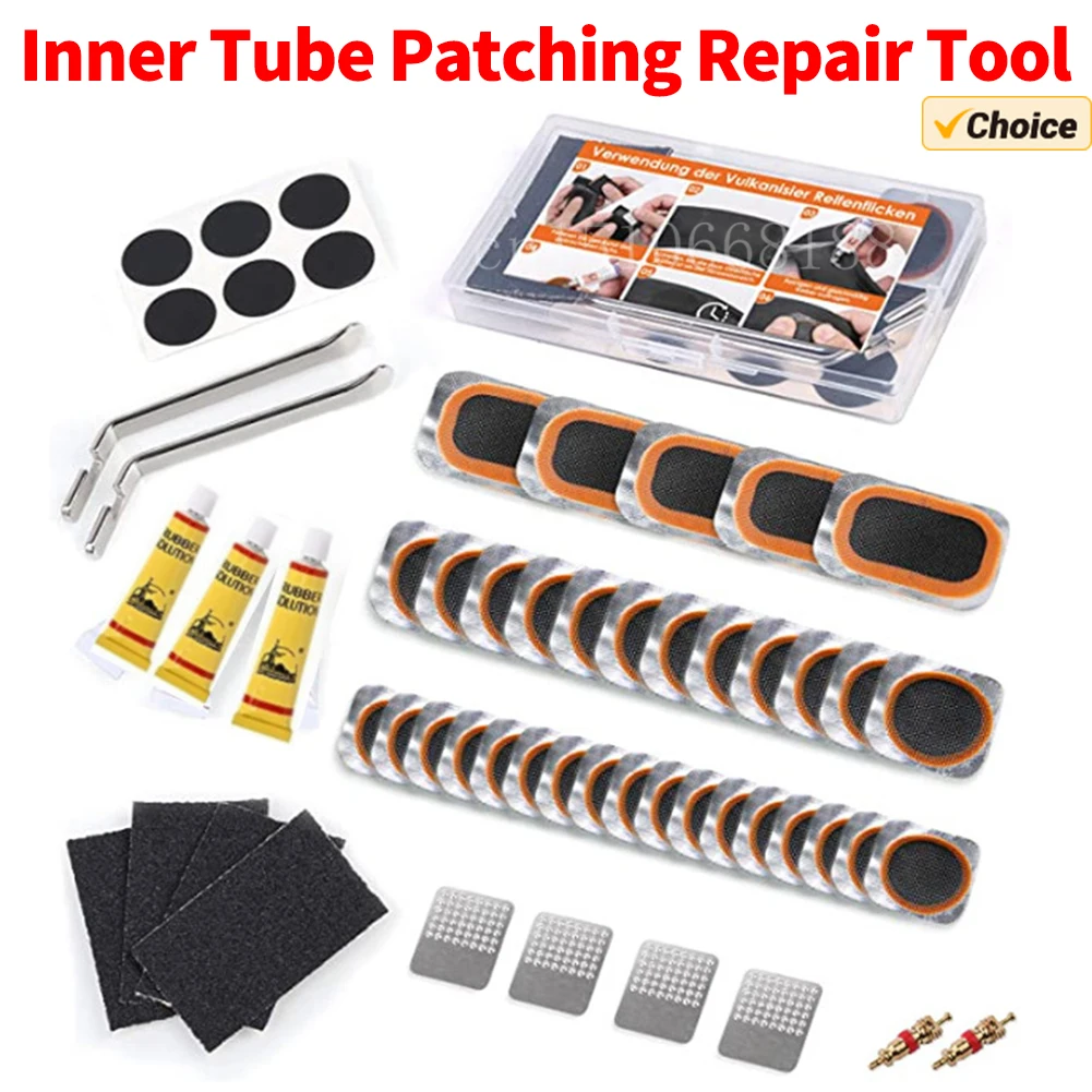 دراجة طقم تصليح الإطارات المسطحة الدراجة الأنبوب الداخلي الترقيع عجلة الإطارات رافعة الحرة الباردة التصحيح تسرب منصات إصلاح الإطارات المطاطية المحمولة