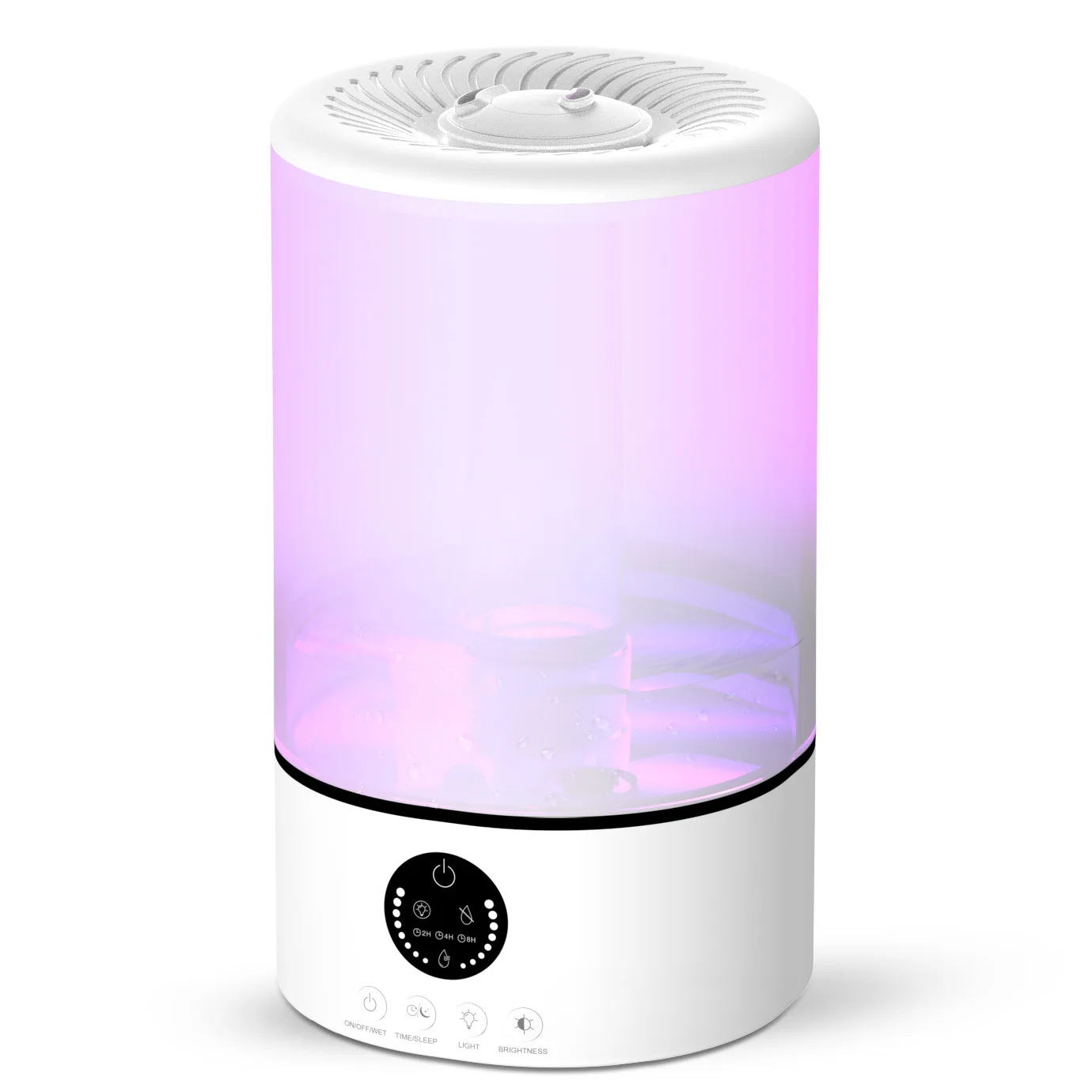 Cross-border humidifier mini silent ultrasonic spray large capacity water tank portable mobile bedroom living room