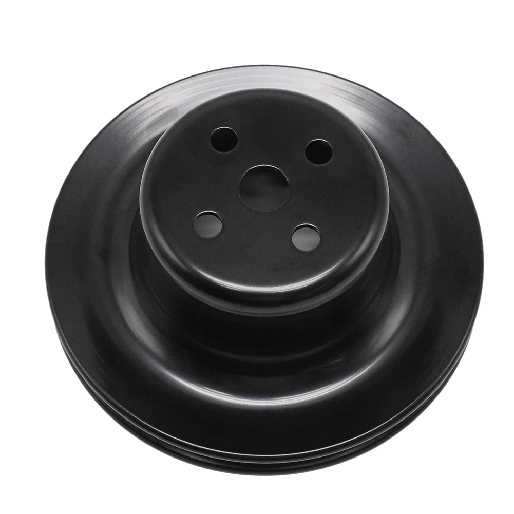 A93Z الأسود الصلب مضخة مياه السيارة بكرة واحدة 1 الأخدود لفورد موستانج 260 289 302 351 واط 1965- 1969 V88970BK