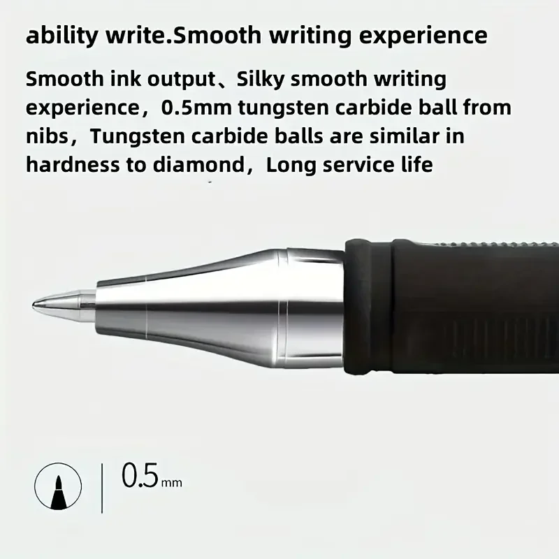 0.5mm Gel Pens Office Business Signature Pens Smooth Writing Ink Cartridges Ideal Exams Office Accessories Pens Art Supplies