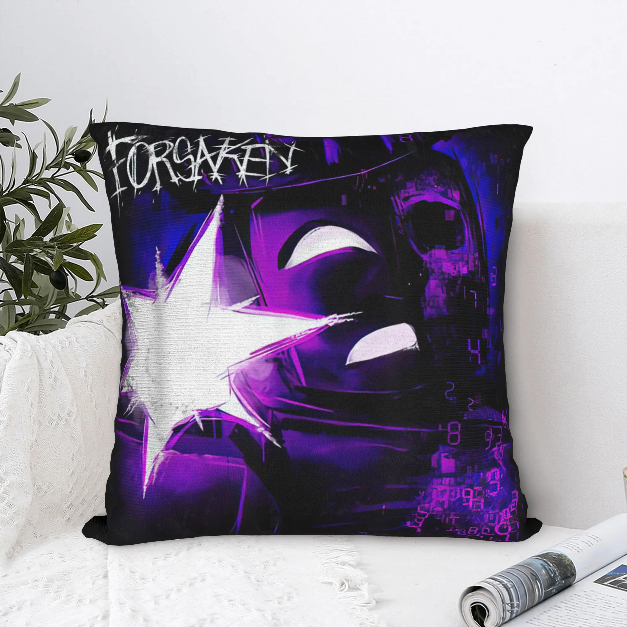 Forsaken Noli Killer Void Star Pillowcase Soft Fabric Cushion Cover Decor Game Throw Pillow Case Cover Home Square
