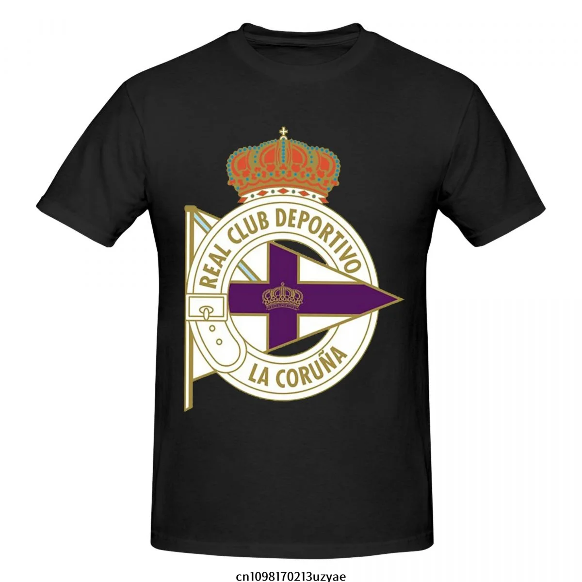 Camiseta Deportivo De La Coruña para hombre, camiseta a la moda, camiseta de algodón, camisetas de manga corta