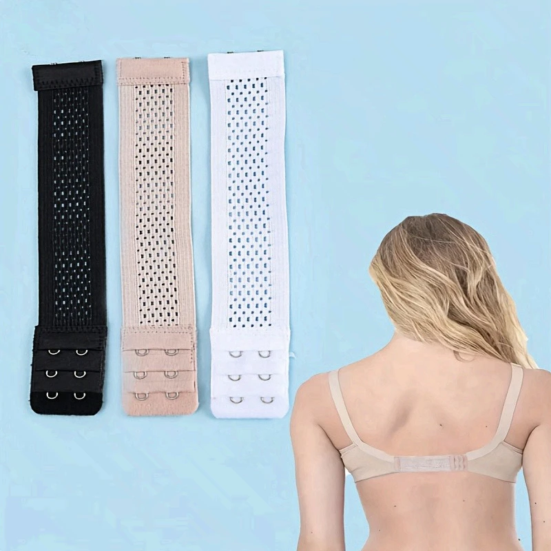 Elastic Undergarment Extension Belt for Ladies with Hook-and-Loop Fastening Durable Fashionable Accessory