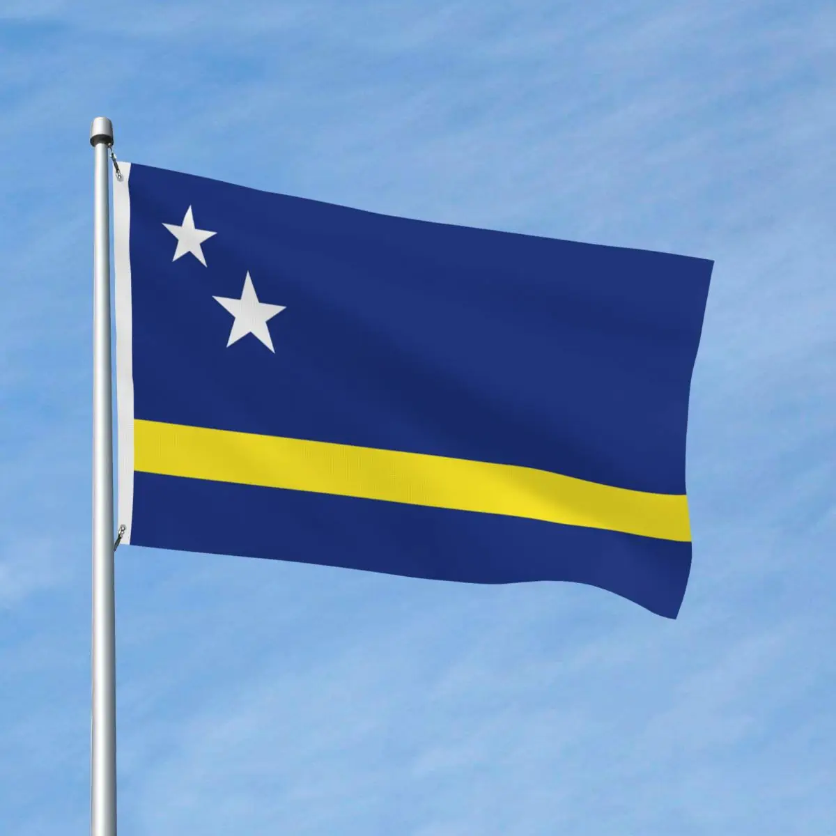 Flag Of Curacao Soccer Football Flag Outdoor Banner Polyester Decoration Double Sided 2x3 3x5 4x6 5x8 FT Flags