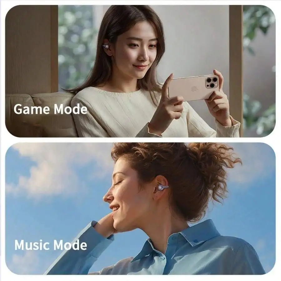 جديد Q71 TWS سماعات توصيل العظام بلوتوث 5.3 سماعات أذن بمشبك على الأذن سماعات عرض رقمية رياضية مريحة