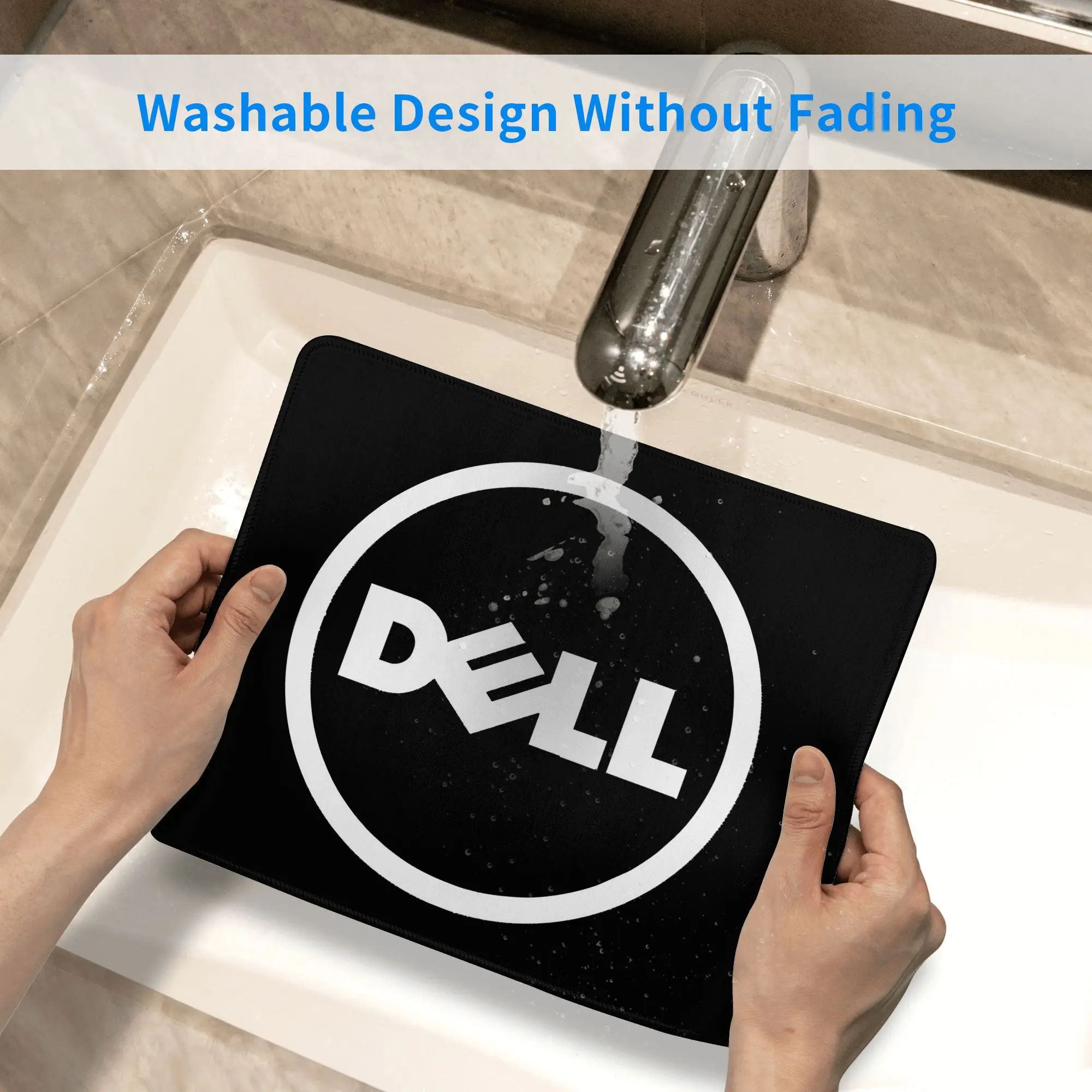 أفضل بائع Dell Computer Logo البضائع ماوس الوسادة الكمبيوتر لوحة المفاتيح ماوس حصيرة ألعاب الكمبيوتر المحمول حصيرة مكتب الجدول الحصير