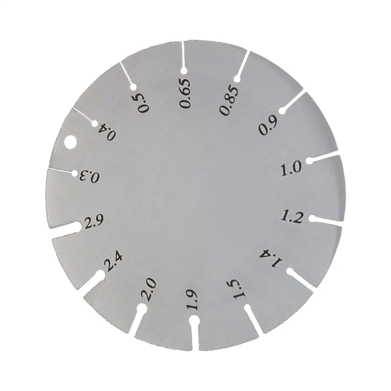 

2 измерителя толщины проволоки с четкими цифрами 0-36, стандартные, для металлической проволоки и кабелей