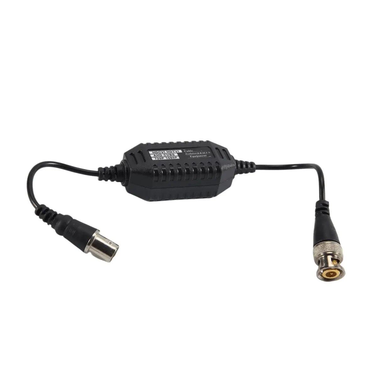A64I Coaxial Video Ground Loop Isolator Balun BNC Male to Female for CCTV Camera
