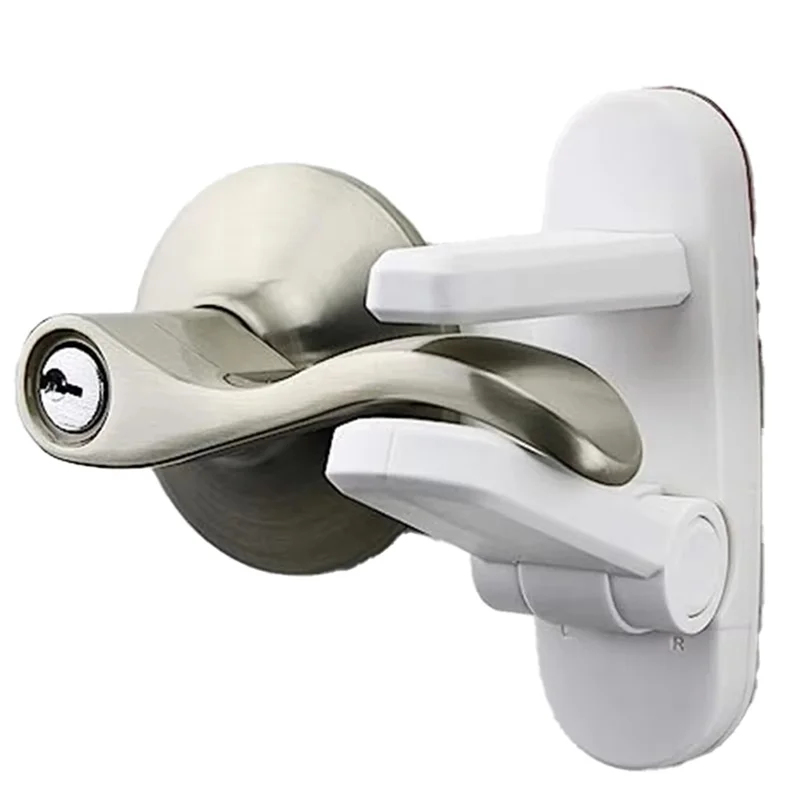 

SQPP-Child Safety Door Lever Lock Easy One-Hand Operation For Adults For The Safety Of Children