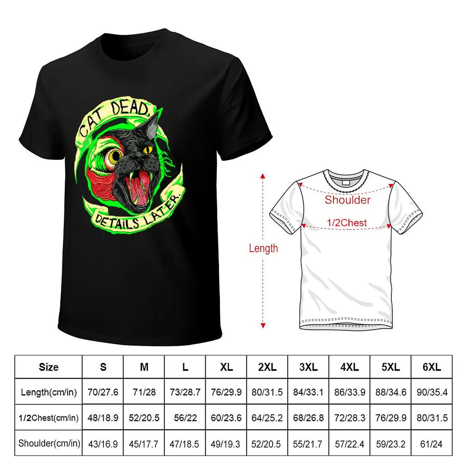 CAT DEAD, DETAILS LATER T-Shirt Dry Fit Running Short Sleeve Top