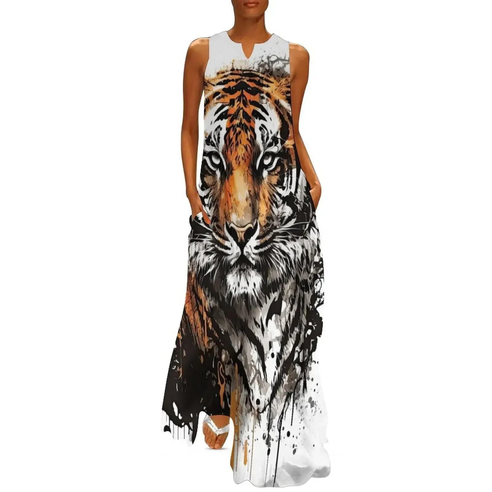 

Bengal Tiger - Imani Long Dress summer clothes for women women's fashion dresses dress for women 2025 women clothes Dress