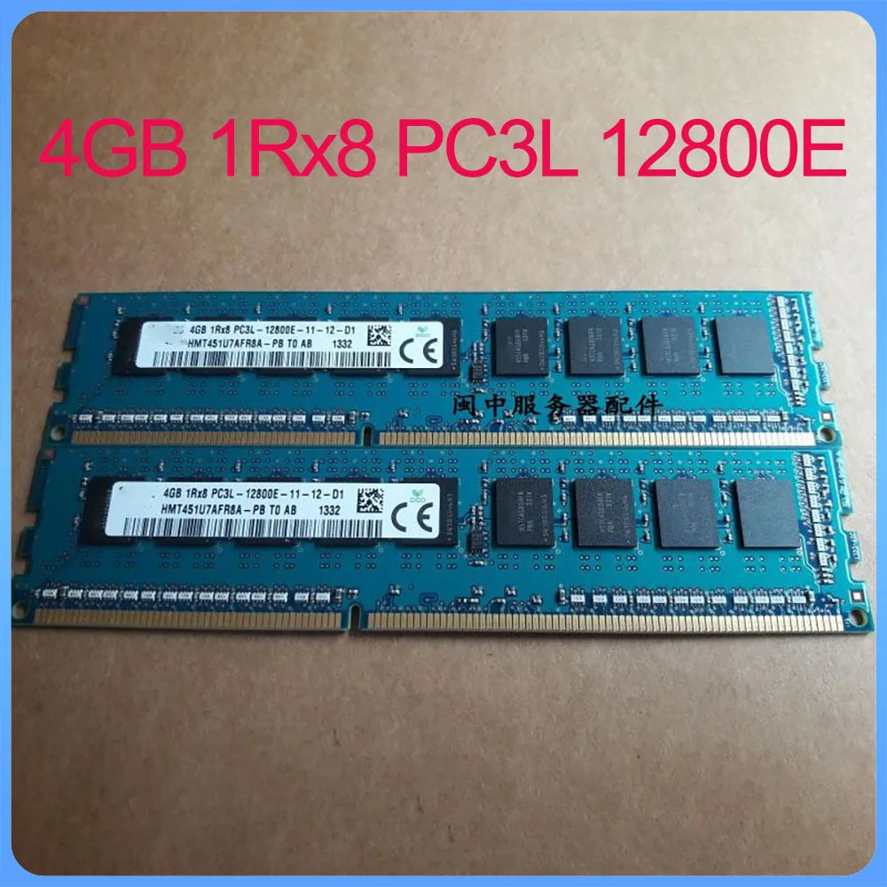 Server Memory for SK Hynix 4GB 1Rx8 PC3L 12800E HMT451U7AFR8A,1 piece