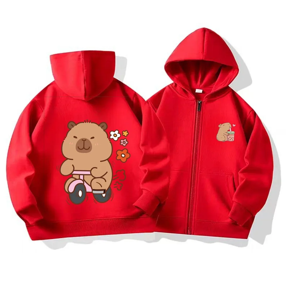 

Domesticated Guinea Pig Animal Cavia Porcellus Anime Hoodie Children's Cartoon Kawaii/Cute Long-sleeved Sweatshirt Comic