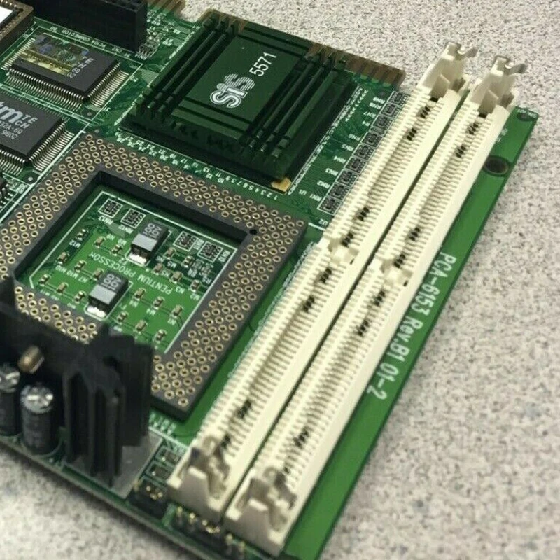 For Advantech Industrial Control Panel Half Length Work Control Motherboard PCA-6153 Rev.B1