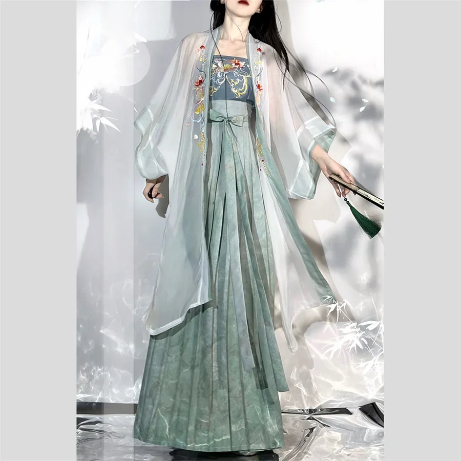 

Original Hanfu Women's Clothing New r Ancient Costume Annual Meeting Dance Performance Costume Female Sweet Hanfu