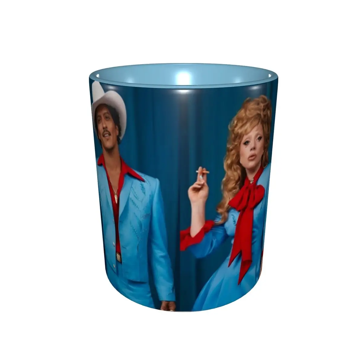 Funny Bruno Mars And Lady Gaga Die With A Smile Album Music Coffee Cup Room Mug