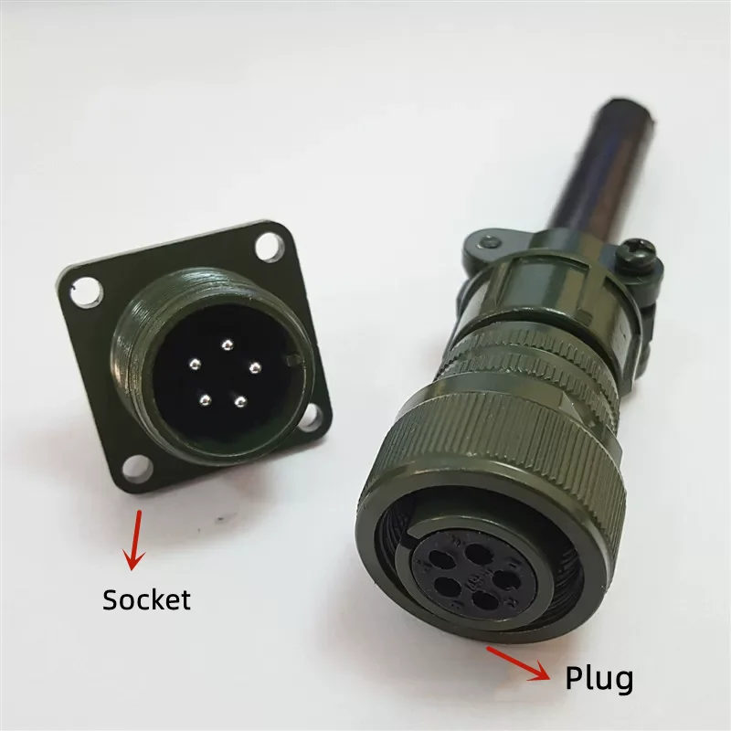 Original new 100% MS3106A14S aviation plug 14S-2-5-6-7-9-3 aviation socket connector MS3102A