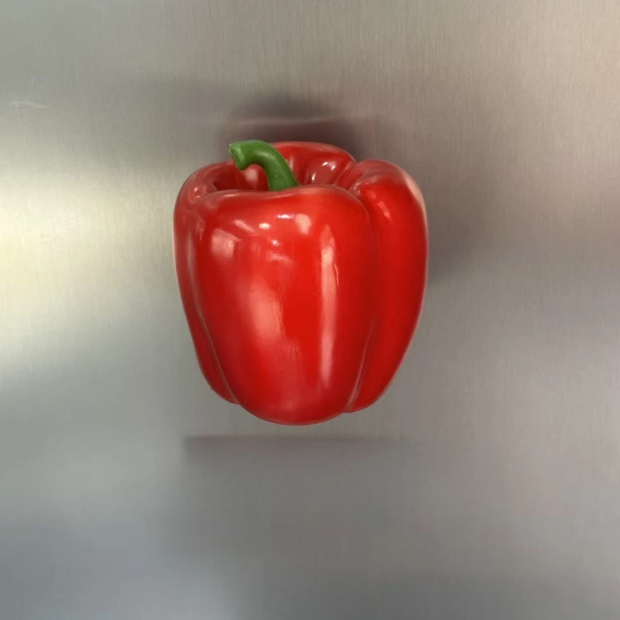 Super Cute Cartoon-Style Colorful Bell Pepper Vegetable Magnetic Fridge Magnets Instagram-Worthy Vintage-Inspired Kitchen Decor
