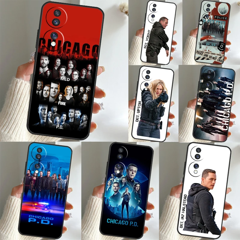 Chicago P.D For Huawei Honor 70 50 X7 X8 X9a P20 P40 P30 Lite P50 Mate 50 Pro P Smart Z 2021 Back Case